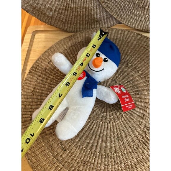 Christmas house musical plush snowman - Picture 2 of 6